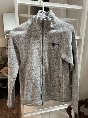Patagonia Heather Gray Fleece Jacket